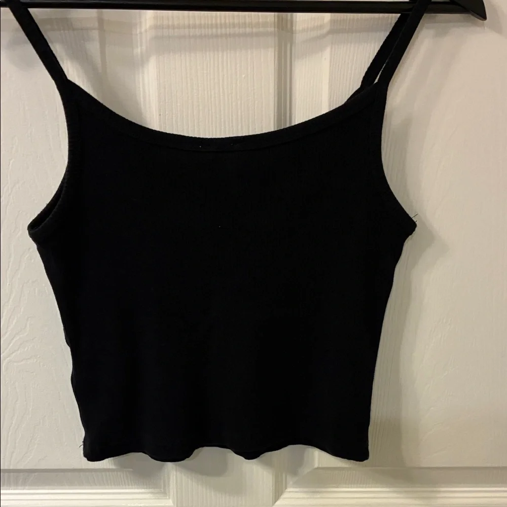 Cotton On Black and Green Ribbed Tank Top - Picture 4 of 9